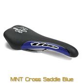 The product saddles MNT Cross Saddle Blue