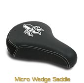 The product saddles Micro Wedge Saddle