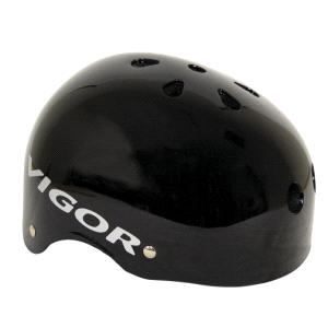 1080 A B gloss black helmet