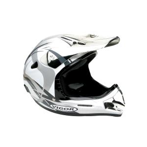 VM2 SW silver white vamoose helmet