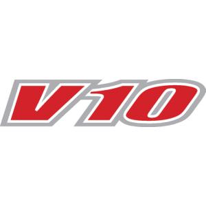 v10 logo helmet