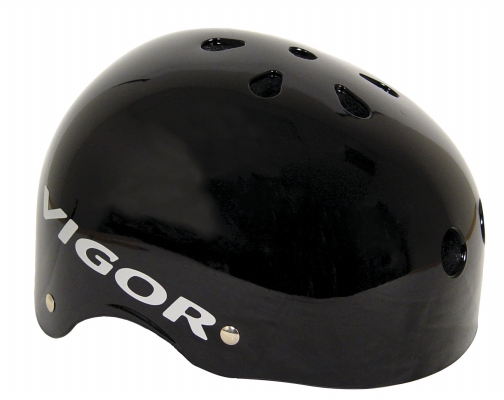1080 A B gloss black helmet