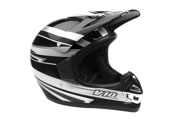 V10 v10 black helmet